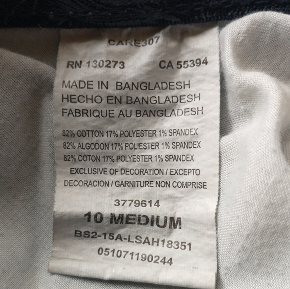 Lee Comfort Women's Size 10 Jean Shorts - Picture 3 of 4